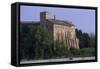 Italy, Lombardy Region, Castle of Cassano D'Adda-null-Framed Stretched Canvas