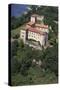 Italy, Lombardy Region, Lake Maggiore, Angera Borromeo Fortress-null-Stretched Canvas