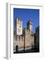 Italy, Lombardy, Sirmione, View of Scaliger Castle-null-Framed Giclee Print