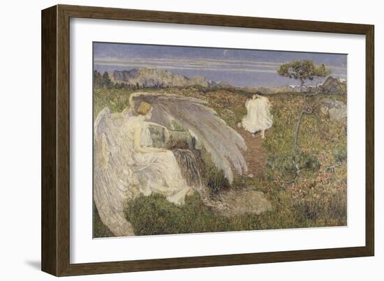 Italy, Love at the Fountain of Life, 1896-null-Framed Giclee Print