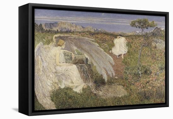 Italy, Love at the Fountain of Life, 1896-null-Framed Stretched Canvas