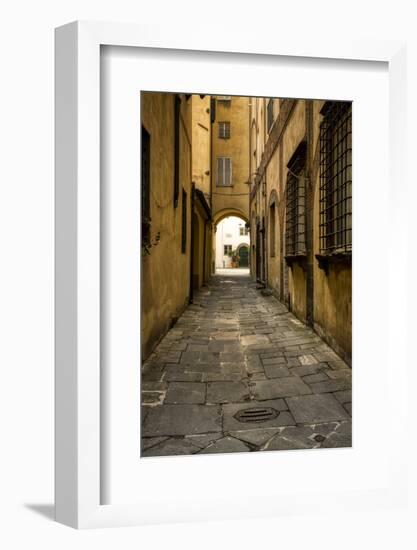 Italy, Lucca, alleyway-George Theodore-Framed Photographic Print