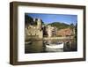 Italy, Manarola, Liguria, Cinque Terre Town and Sea-David Barnes-Framed Photographic Print