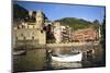 Italy, Manarola, Liguria, Cinque Terre Town and Sea-David Barnes-Mounted Photographic Print