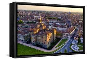 Italy, Mantua, St. George Castle and Palazzo Ducale-Michele Molinari-Framed Stretched Canvas