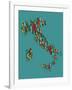 Italy Map 2-Mark Ashkenazi-Framed Giclee Print