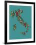 Italy Map 2-Mark Ashkenazi-Framed Giclee Print