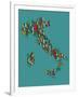 Italy Map 2-Mark Ashkenazi-Framed Giclee Print