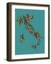 Italy Map 2-Mark Ashkenazi-Framed Giclee Print