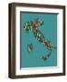 Italy Map 2-Mark Ashkenazi-Framed Giclee Print