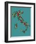 Italy Map 2-Mark Ashkenazi-Framed Giclee Print