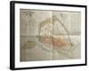 Italy, Map of Ferrara-null-Framed Giclee Print