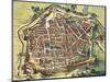 Italy, Map of Pesaro, from Theatrum Civitatum Et Admirandorum Italiae by Joan Blaeu-null-Mounted Giclee Print