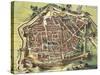 Italy, Map of Pesaro, from Theatrum Civitatum Et Admirandorum Italiae by Joan Blaeu-null-Stretched Canvas