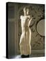 Italy, Marble Statue Representing Young Man, Found in Mothia-null-Stretched Canvas