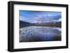 Italy, Marche, Sibillini National Park, Pian Grande with Redentore Mountain in the Background.-Luca Giustozzi-Framed Photographic Print