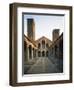 Italy, Milan, Basilica of Sant'Ambrogio, Quadrangle, Facade and Bell Towers-null-Framed Giclee Print