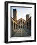 Italy, Milan, Basilica of Sant'Ambrogio, Quadrangle, Facade and Bell Towers-null-Framed Giclee Print