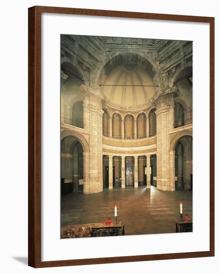 Italy, Milan, Basilica of St Lawrence, Central Aisle Seen from High Altar-null-Framed Giclee Print