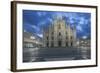 Italy, Milan, Cathedral Duomo di Milano at Dawn-Rob Tilley-Framed Photographic Print