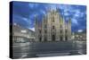 Italy, Milan, Cathedral Duomo di Milano at Dawn-Rob Tilley-Stretched Canvas