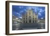 Italy, Milan, Cathedral Duomo di Milano at Dawn-Rob Tilley-Framed Photographic Print