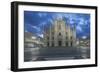 Italy, Milan, Cathedral Duomo di Milano at Dawn-Rob Tilley-Framed Photographic Print