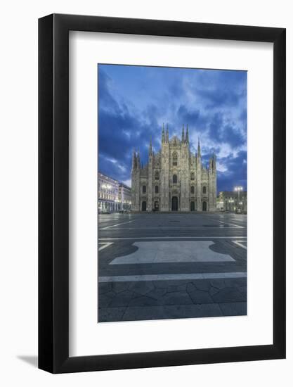 Italy, Milan, Cathedral Duomo di Milano at Dawn-Rob Tilley-Framed Photographic Print