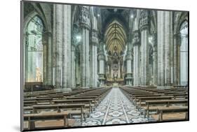 Italy, Milan, Cathedral Duomo di Milano Interior-Rob Tilley-Mounted Photographic Print