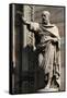 Italy, Milan, Cathedral, Gothic, Exterior, Statue, Façade-null-Framed Stretched Canvas