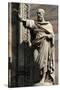 Italy, Milan, Cathedral, Gothic, Exterior, Statue, Façade-null-Stretched Canvas