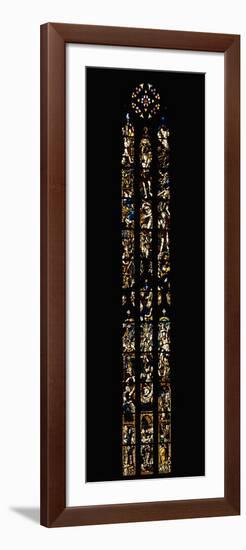 Italy, Milan Cathedral, Stories of David, 1939, Stained-Glass-Aleksei Filippovich Chernyshev-Framed Premium Giclee Print