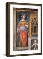 Italy, Milan, Church of Saint Maurice Al Monastero Maggiore, Santa Cecilia, 1521-1523-Bernardino Luini-Framed Giclee Print