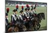 Italy, Milan, Civic Arena, Carousel of Police on Horseback-null-Mounted Giclee Print