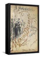 Italy, Milan, Cover of the Libretto Marion Delorme by Amilcare Ponchielli-null-Framed Stretched Canvas