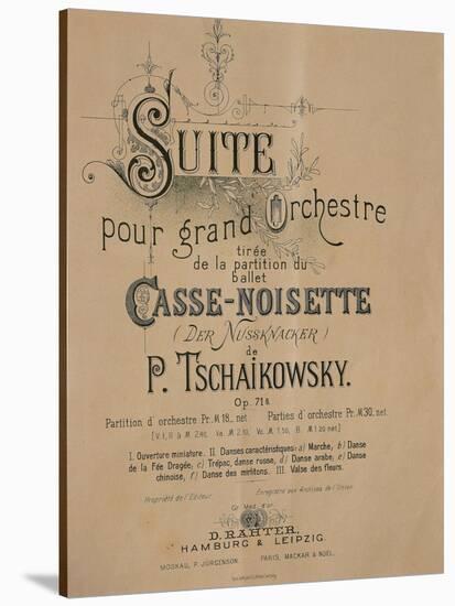 Italy, Milan, Frontispiece of the Nutcracker, Suite for a Large Orchestra-null-Stretched Canvas