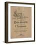 Italy, Milan, Frontispiece of the Nutcracker, Suite for a Large Orchestra-null-Framed Giclee Print