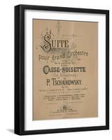 Italy, Milan, Frontispiece of the Nutcracker, Suite for a Large Orchestra-null-Framed Giclee Print