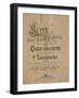 Italy, Milan, Frontispiece of the Nutcracker, Suite for a Large Orchestra-null-Framed Giclee Print