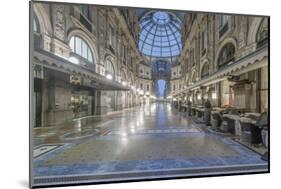 Italy, Milan, Galleria Vittorio Emanuele II at Dawn-Rob Tilley-Mounted Photographic Print