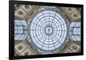 Italy, Milan, Galleria Vittorio Emanuele II Ceiling-Rob Tilley-Framed Photographic Print