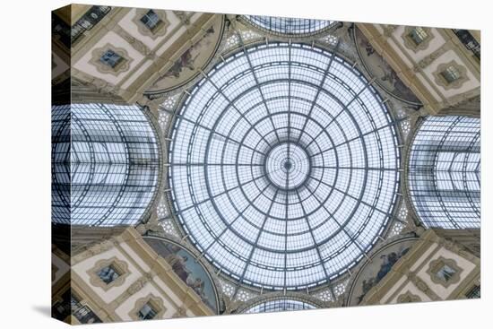 Italy, Milan, Galleria Vittorio Emanuele II Ceiling-Rob Tilley-Stretched Canvas