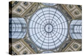 Italy, Milan, Galleria Vittorio Emanuele II Ceiling-Rob Tilley-Stretched Canvas