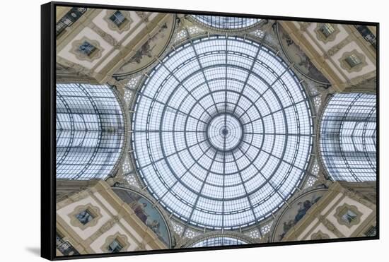 Italy, Milan, Galleria Vittorio Emanuele II Ceiling-Rob Tilley-Framed Stretched Canvas