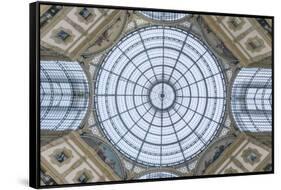 Italy, Milan, Galleria Vittorio Emanuele II Ceiling-Rob Tilley-Framed Stretched Canvas
