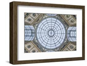 Italy, Milan, Galleria Vittorio Emanuele II Ceiling-Rob Tilley-Framed Photographic Print