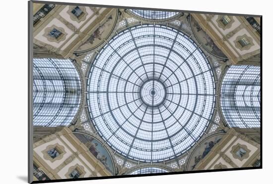 Italy, Milan, Galleria Vittorio Emanuele II Ceiling-Rob Tilley-Mounted Photographic Print