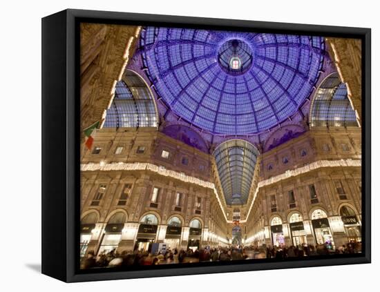 Italy, Milan, Galleria Vittorio Emanuele Ii-Michele Falzone-Framed Stretched Canvas