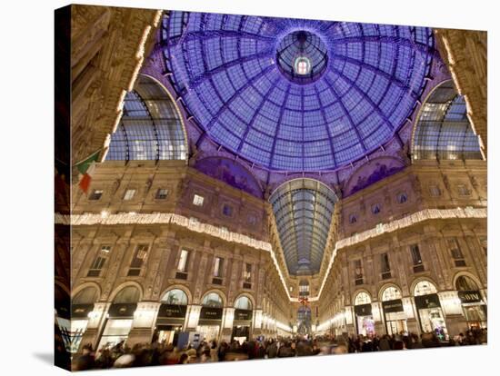 Italy, Milan, Galleria Vittorio Emanuele Ii-Michele Falzone-Stretched Canvas