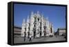 Italy, Milan, Milan Cathedral, Facade-Samuel Magal-Framed Stretched Canvas